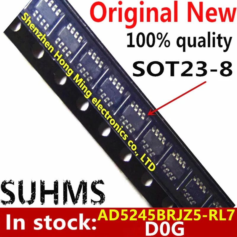 

(10piece)100% New AD5245BRJZ5-RL7 AD5245BRJZ5 AD5245 D0G DOG sot23-8