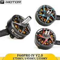 T-Motor F6O Pro IV V2 1750/1950/2550KV 4-6S Brushless Motor for RC FPV Racing Drones