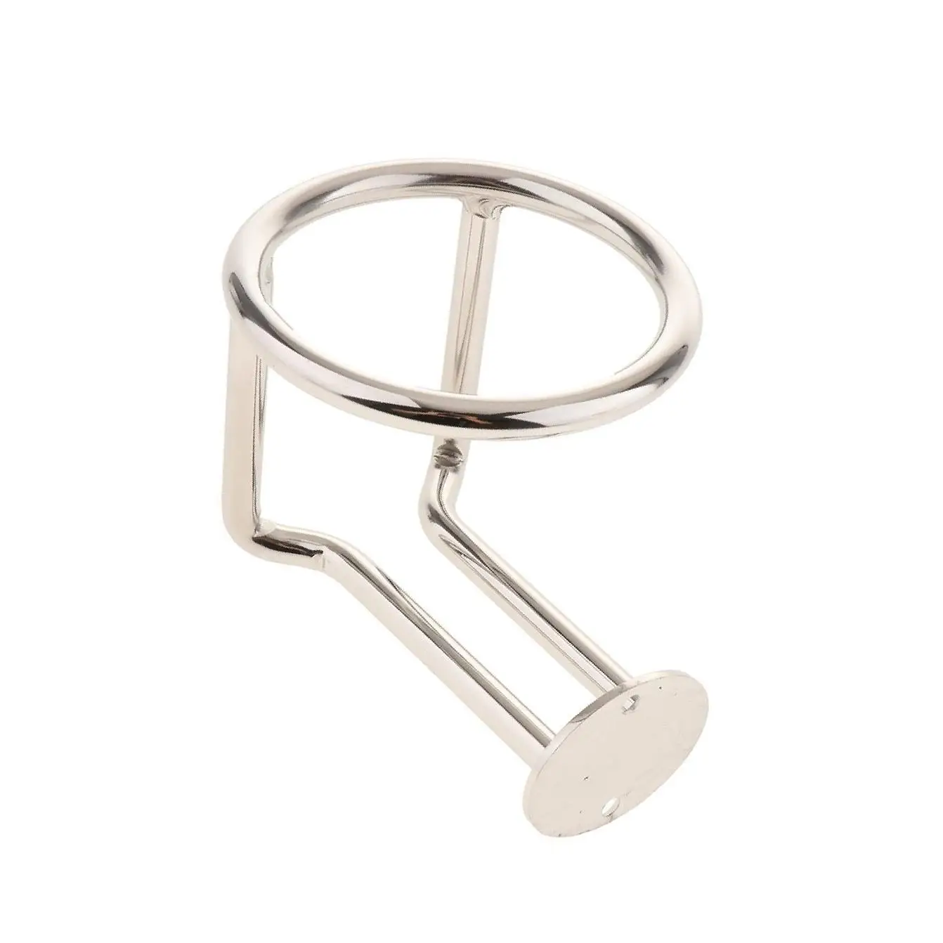 

Stainless Steel Folding Cup Drink Holder for Auto Car Marine Boat Truck RV