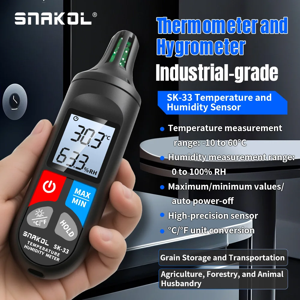 Mini  Digital -10℃-60℃ Thermometer Hygrometer Temperature Indoor Convenient Temperature Sensor Humidity Meter Gauge Instruments
