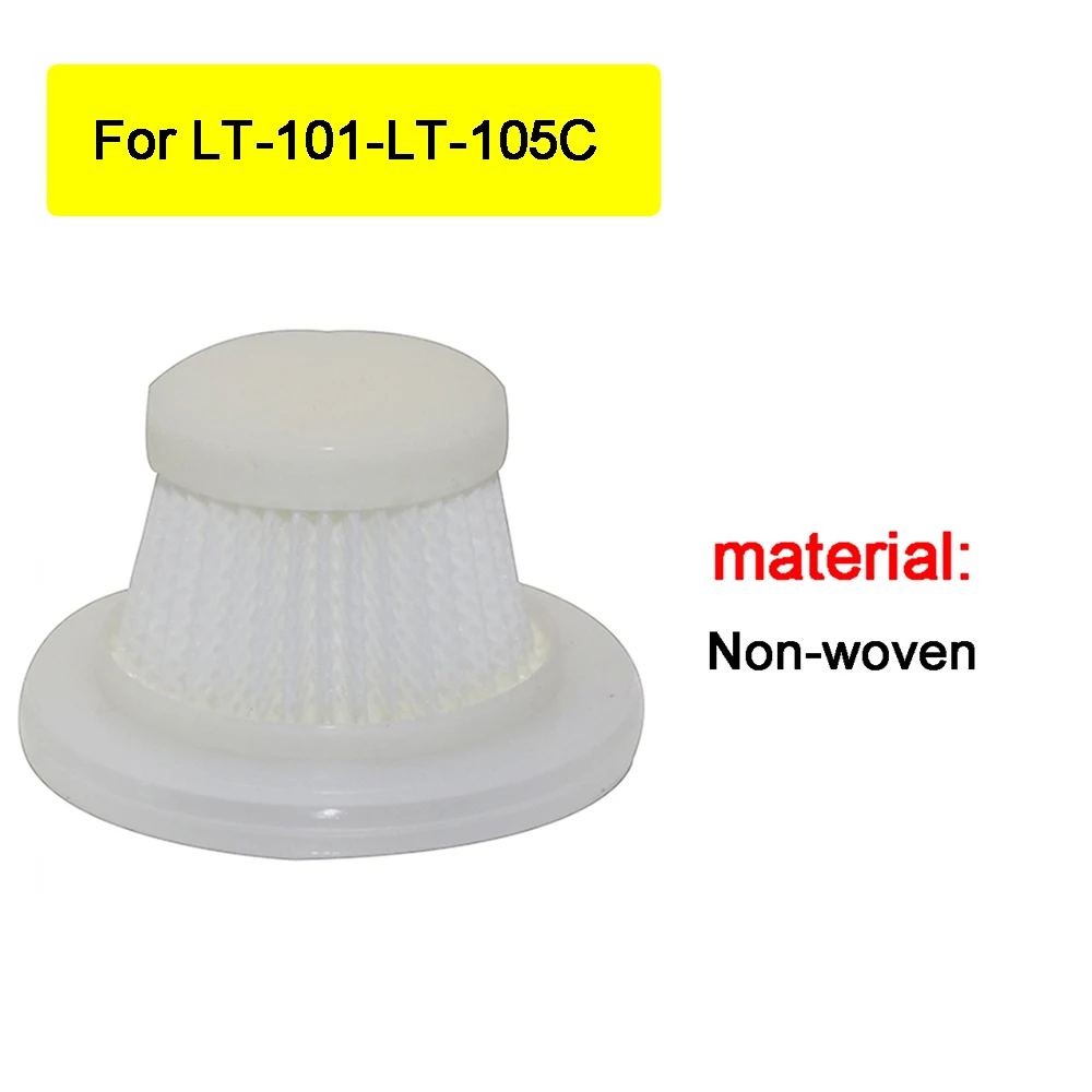 For LT-101-LT-105C Car Vacuum Cleaner 2PC Nonwovens Filter Element Filter Vacuum Cleaner Filter Element Home Car Cleaning Tools