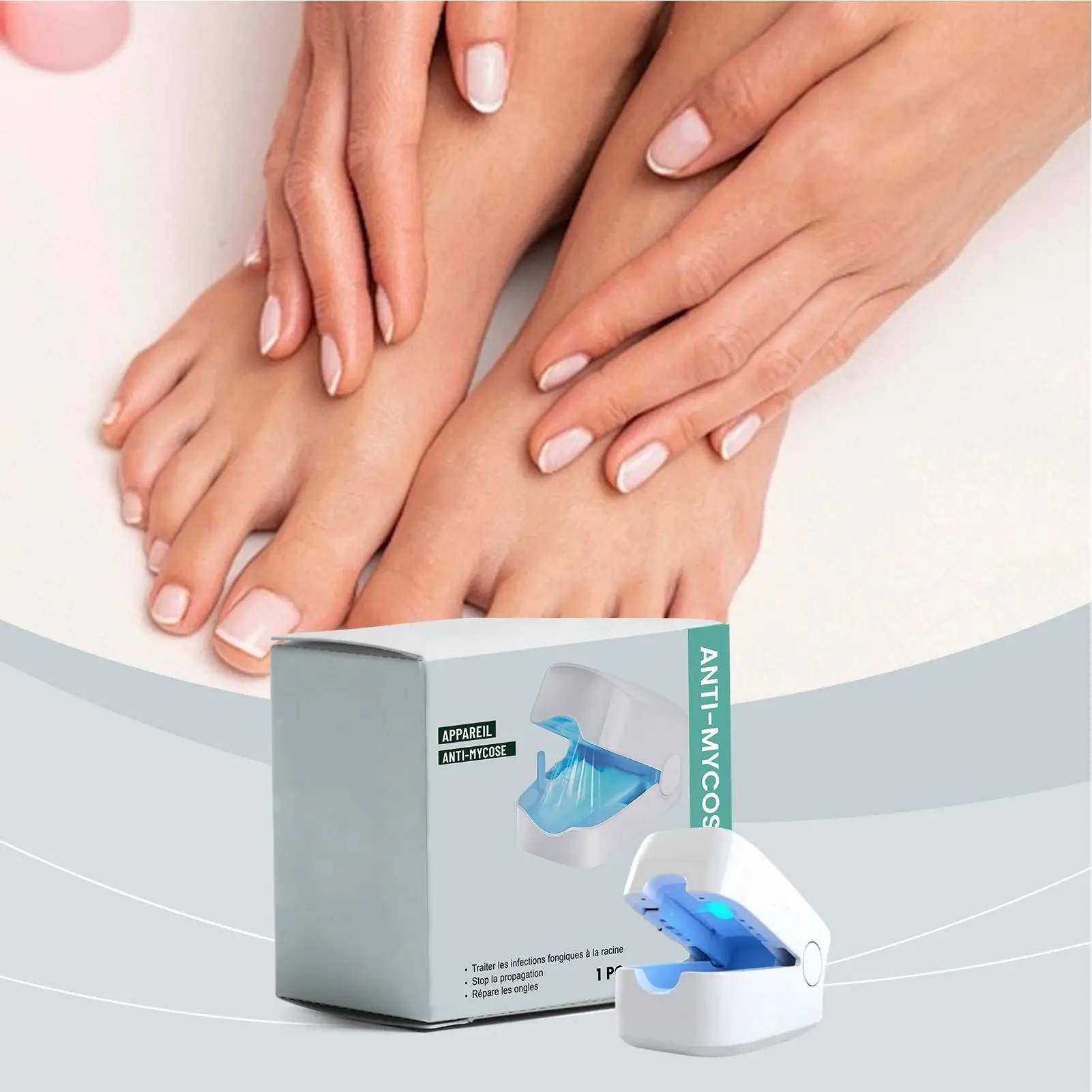 Nail Repair Cleaning Device Portable Restoration Machine for Women Salon Travel Outdoor Post-Manicure Home Daily Maintenance