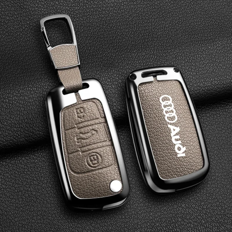 

Car Smart Remote key Case Cover Accessories For Audi C5 C6 R8 A1 A3 A4 A5 A6 A7 Q3 Q5 Q7 S6 B6 B7 B8 8P 8V 8L TT RS RS3 S3 Sline