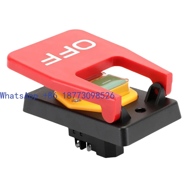 

KJD17B-16 Table Saw Electromagnetic Push Button Switch YH02-A Lathe Paddle Switch Bench Drill/Grinder
