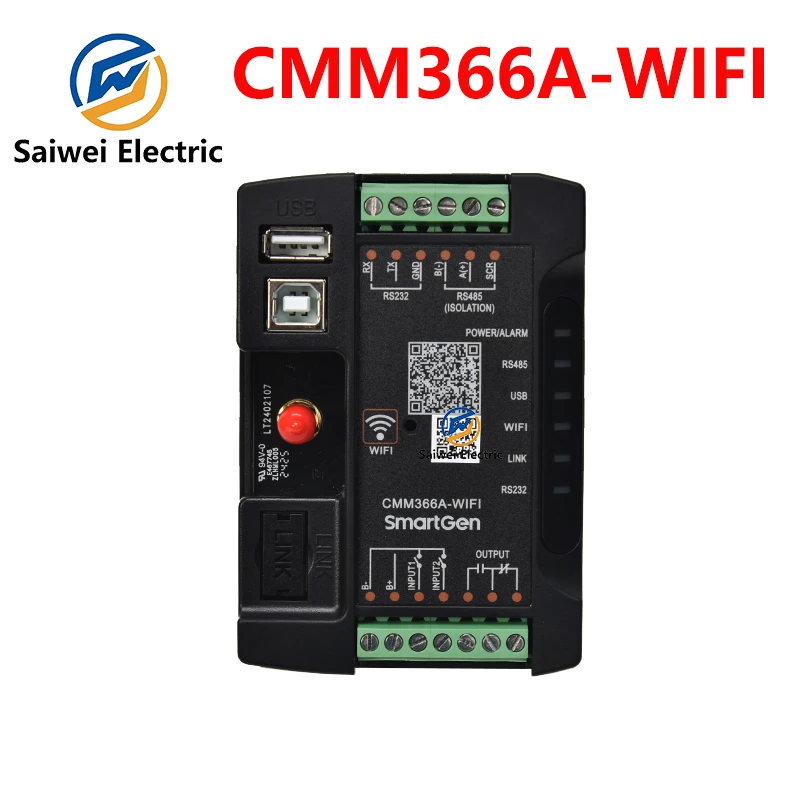 SmartGen CMM366A WIFI  Wired Ethernet Cloud Server Communication Module Internet Monitor Control Panel Generator Parts