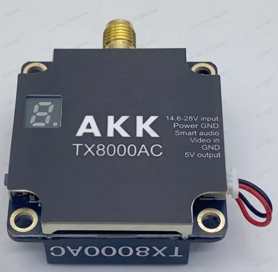 

AKK VTX TX8000AC 5.8G 8 Вт пластиковый FPV VTX для дальней передачи сигнала, 96 каналов, с поддержкой TBS, для радиоуправляемых моделей и аксессуаров