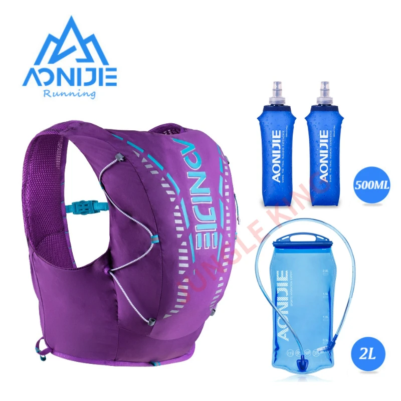 AONIJIE New C962S  Update 12L Sports Off Road Backpack Running Hydration Bag Vest Soft For Hiking Trail Cycling Marathon Race 2L