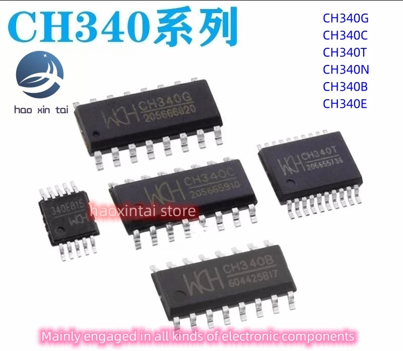 100pcs spot shot new original CH340G CH340C CH340E CH340T CH340N 340E