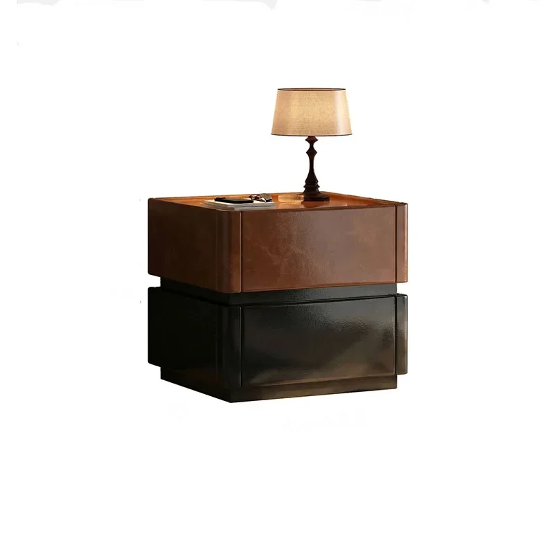 #Luxury Display Nightstand Vintage Nordic Modern Storage Aesthetic Trendy Nightstand Table De Nuit Bedroom Furniture