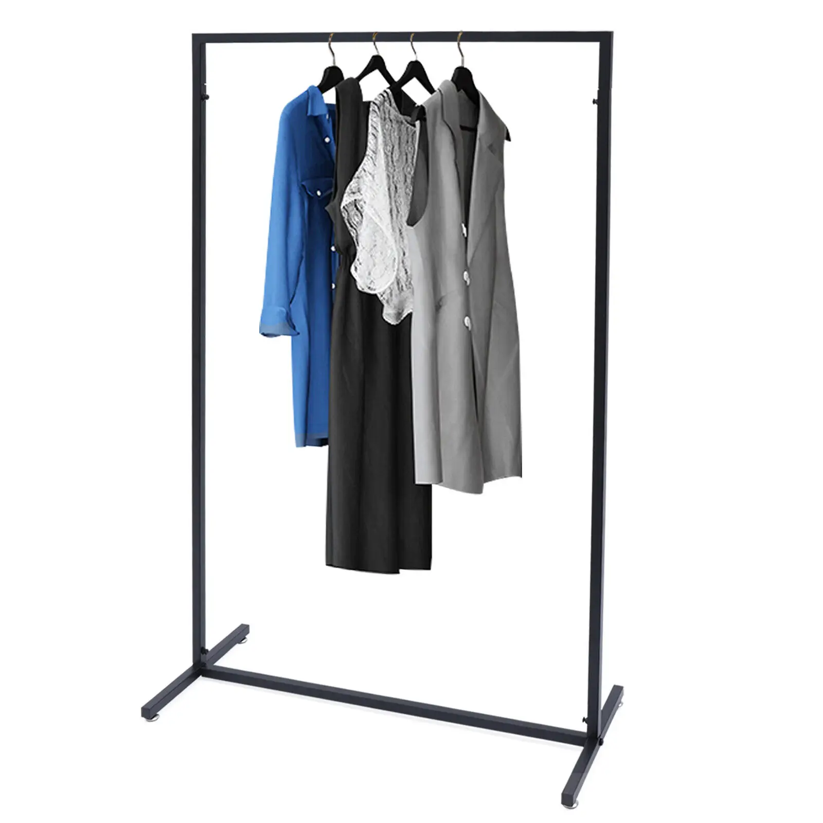 Metal Garment Rack Clothes Storage Clothing Rack Display Stand Free Standing New