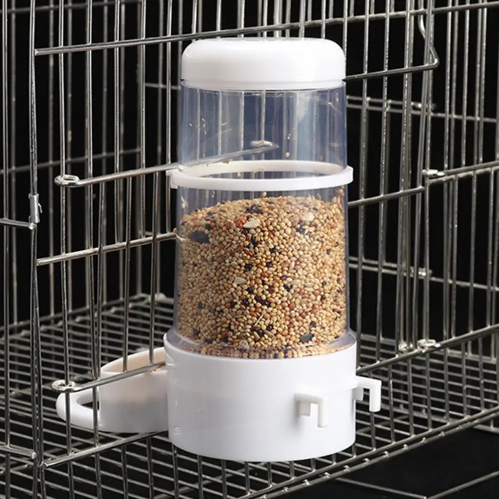 Bird Feeder Automatic,Plastic,Parrot Cage Food Dispenser, Convenient Feeding Box,Birdcage Water Bottle,Pet Bird Supplies