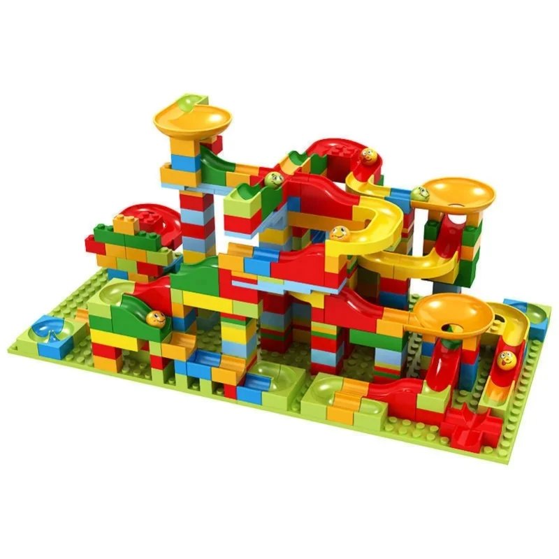 Kinder Bausteine Spielzeug Bunte Pädagogische Intellektuelle Entwicklung DIY Bausteine 1102-168 Kleine Korn Gleitbahn Farbe
