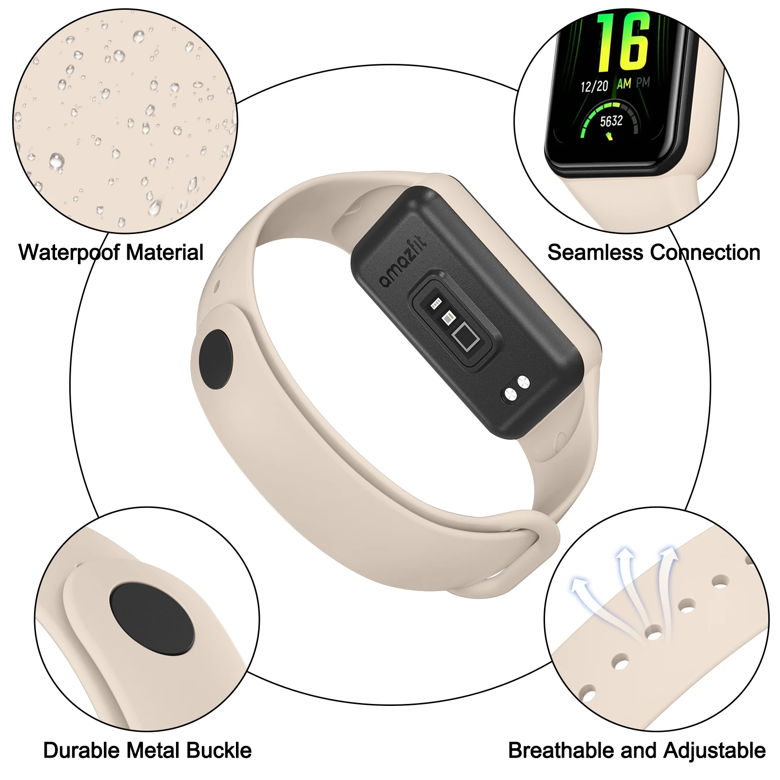 3 pz/lotto cinturino in Silicone morbido per Huami Amazfit Band 7 Band braccialetto per Huami Amazfit Band 7 cinturino accessorio per cinturino