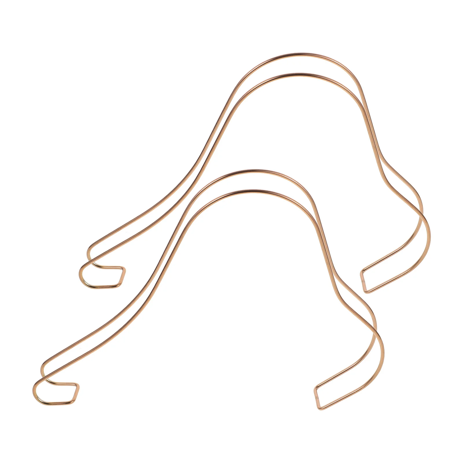 

2pcs Stainless Steel Metal Shoe Display Stand For High Heel Supports Sandals Insert Rack Shoe Shaper Forms Display Holder