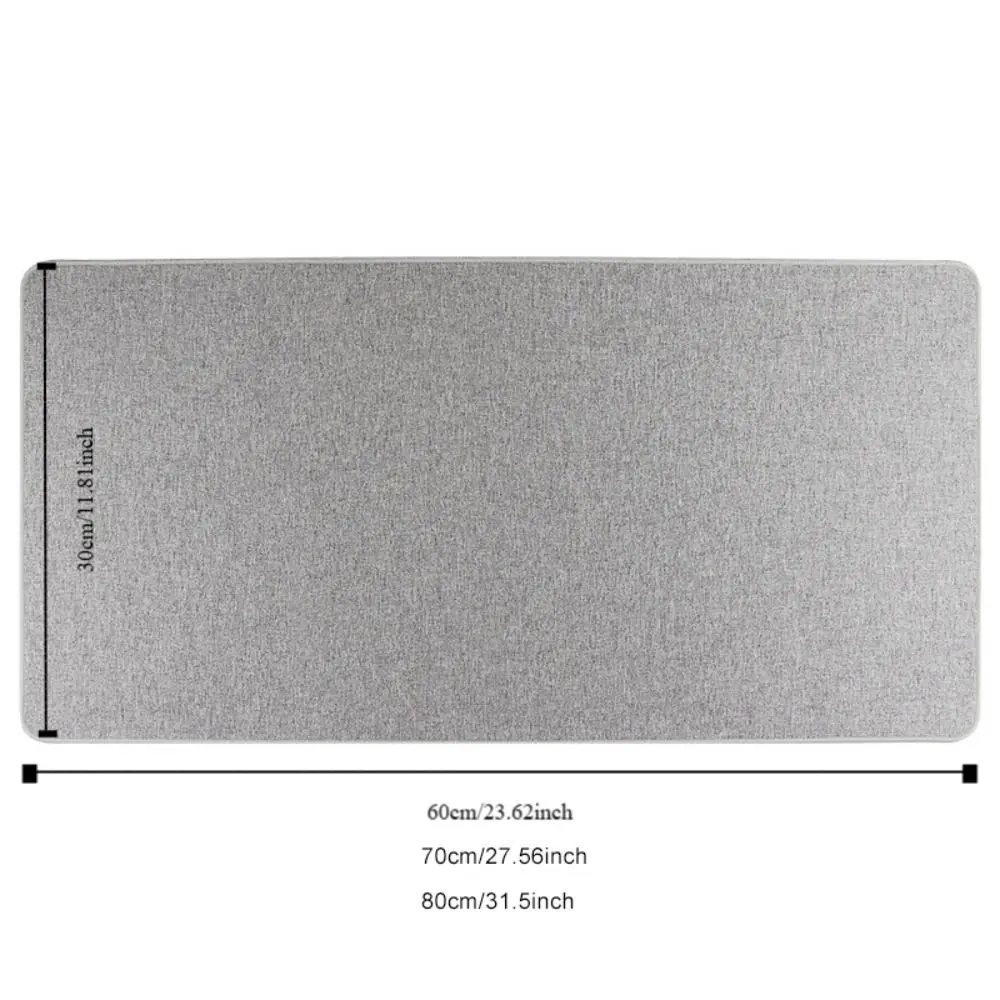 Modern Linen Mouse Pad Non-slip Rubber Keyboard Mice Mat Large Waterproof Computer Laptop Mousepad Home Office