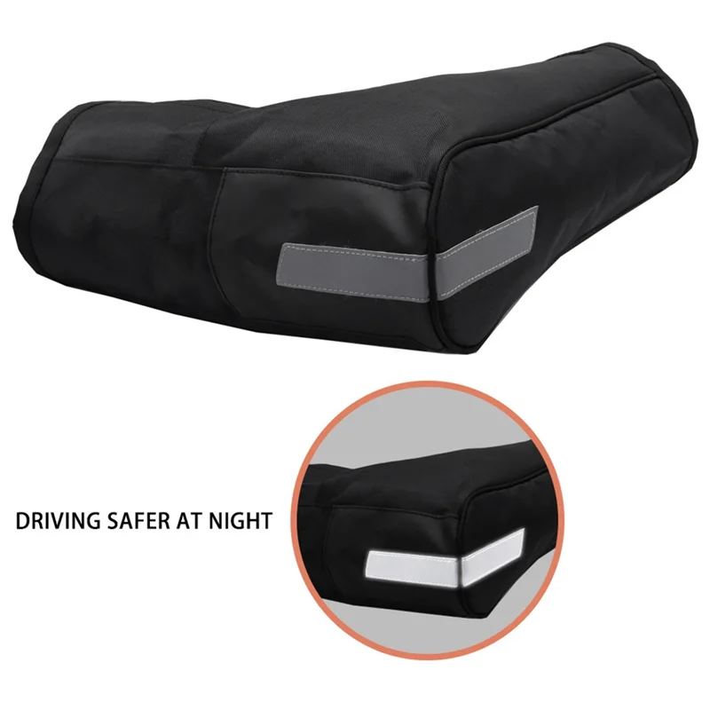 

AM-2 шт. перчатки для квадроциклов, водонепроницаемые, передние ветрозащитные мотоциклетные перчатки, черный хлопок + ткань для спортсменов, скремблеров