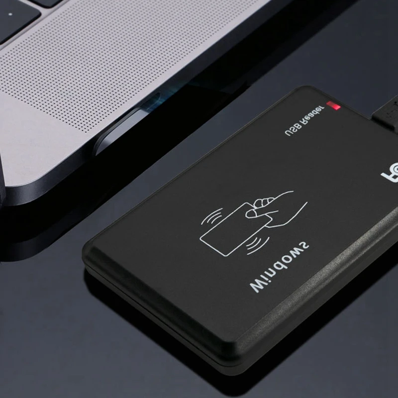 Leitor de cartão RFID emissor de cartão de controle de acesso de interface USB de baixa frequência 125KHZ
