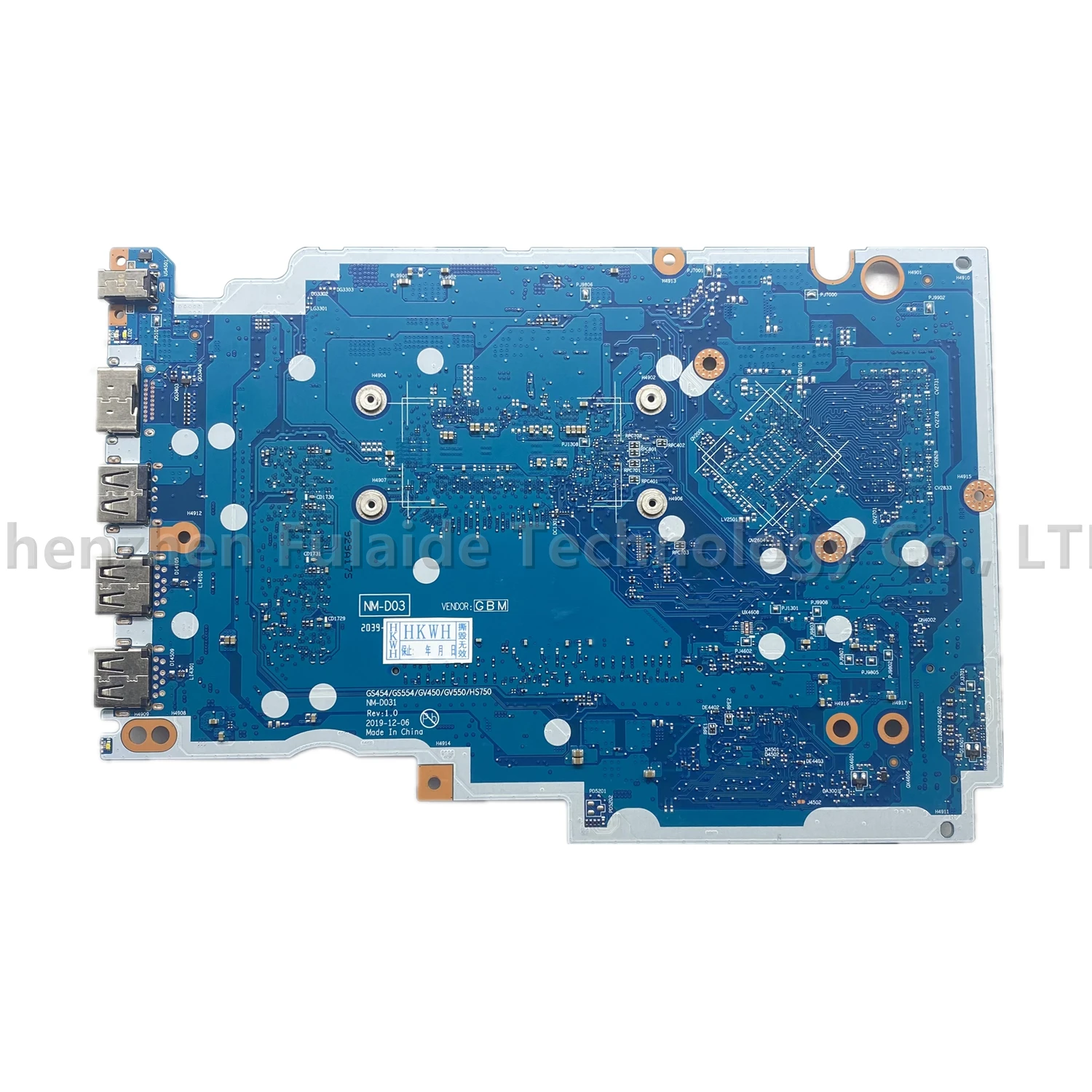 NM-D031 For Lenovo Ideapad 3-14IIL05 3-15IIL05 Laptop Motherboard With I3-1005G1 I5-1035G1 I7-1065G7 CPU 4GB RAM UMA DDR4