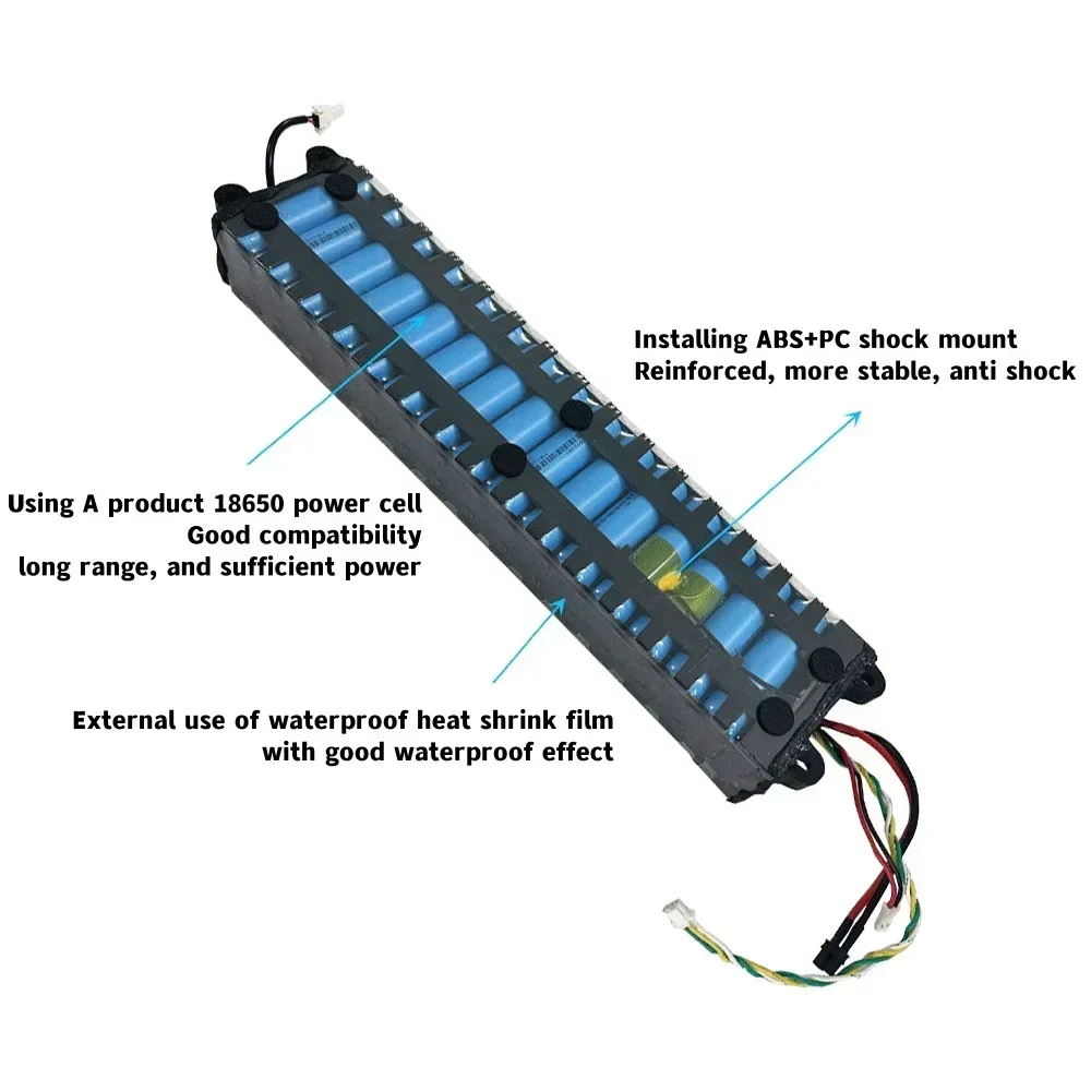 36V 7800mAh 18650 10S3P Li-ion Battery Pack NE1003-H Cell Communication Interface for Xiaomi M365 Electric Scooter