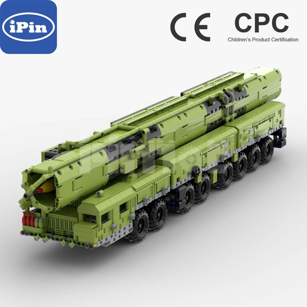 

Moc-58329 MZKT-79221 Missile Transport Truck Boy Gift Difficulty Plugging Technology Accessories 4360PCS Multi-color optional