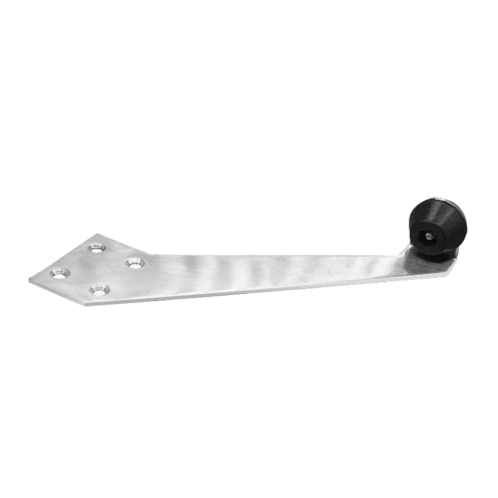 

Stainless Steel Mounted Durable Rubber Silent Buffering Stop Adjustable Opening Angle Anti-Collision Wall Protector For Home