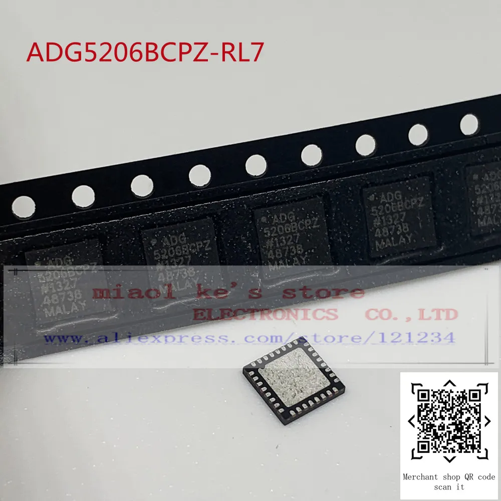 100%New original; ADG5206BCPZ-RL7 ADG5206BCPZ 5206BCPZ ADG5206 [ 9V-40V 230ns,185ns 65MHz ]- IC MUX 1 X 16:1 32-LFCSP-WQ(5x5)