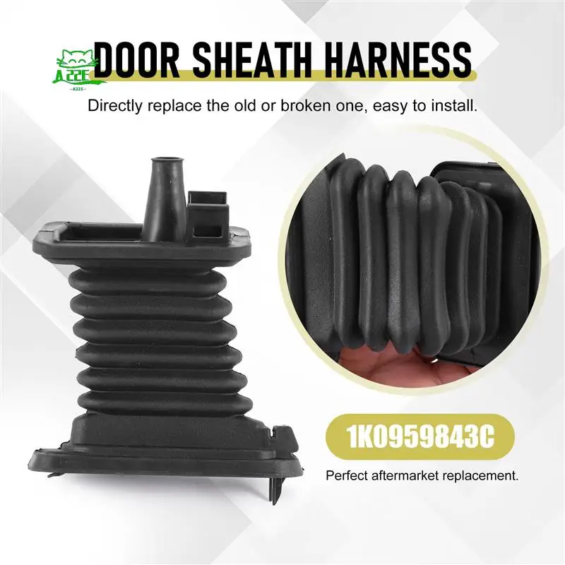 

A22E-1K0959843C Door Side Plate Threading Sheath Door Harness Loom Bellows For Golf Mk5 Mk6 Jetta Passat Skoda 2Pcs
