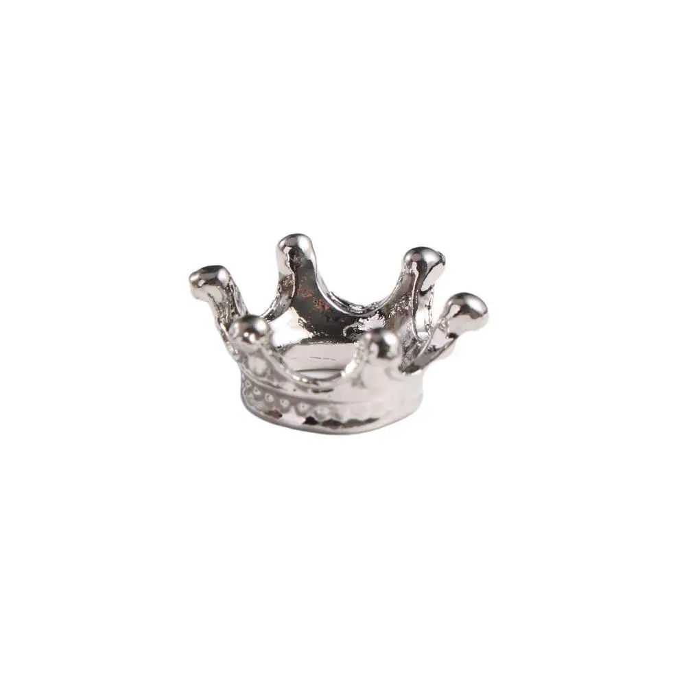 

Model Mini Metal Crown Model Ornaments Golden Bronze Dollhouse Miniature Metal Crown Decorating Alloy