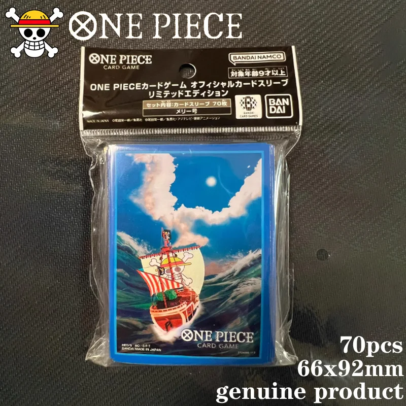 

70pcs One Piece Going Merry Card Sleeves Limited Edition Sleeves Iconic Ship Design Card Protectors for Opcg Collection Gift Toy