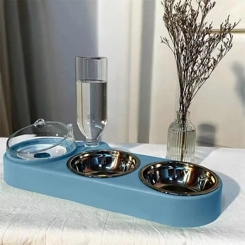 

Beveled Mouth High-capacity Cat Dog Feeder Bowl Food Bowl Multi Functional Automatic Drinking Water Small Cat Dog Pet Supplies