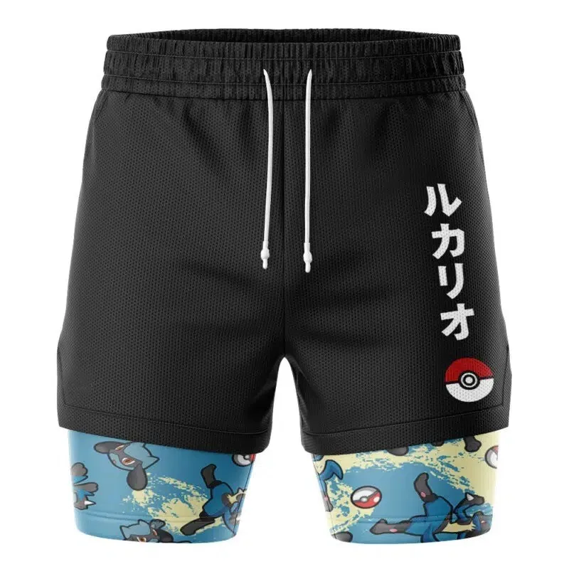 Double-layer Shorts for Men, Summer Casual Beach Pants, Summer Sports Shorts image 4