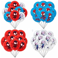 10/30pcs Spidey And His Amazing Friends Latex Balloons Bouquet Birthday Party Supplies Baby Shower Boys Girls Party Decorations