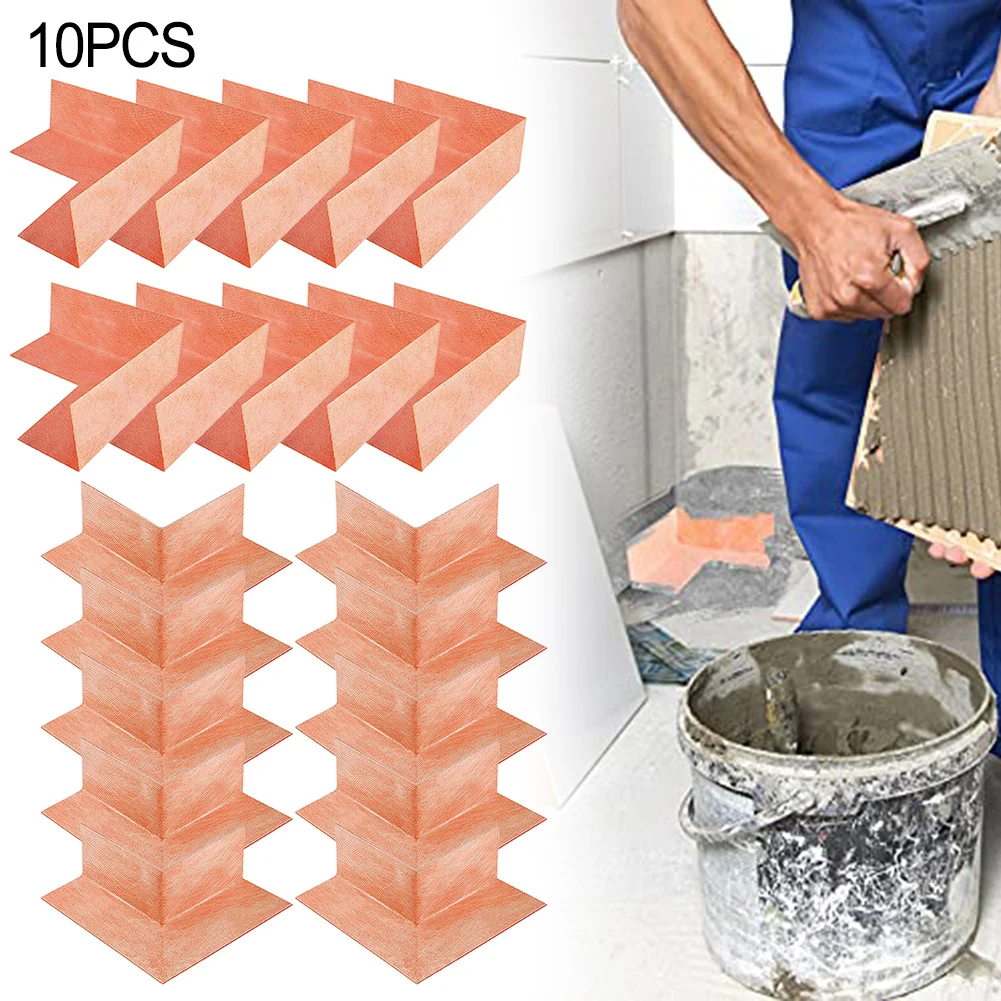 4/10pcs Seamless Waterproof Corner Membrane For Shower Tub Surrounds Steam Room Walls And Kitchen Zones Polyethylene