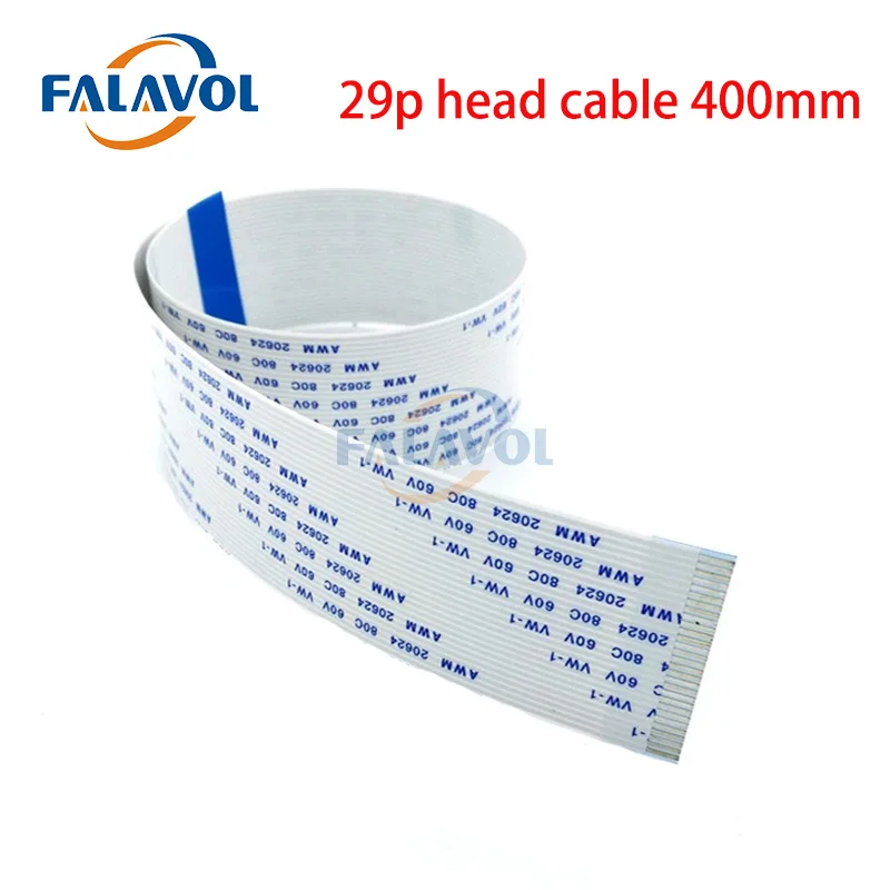 FALAVOL big sale 8pcs 29pins 400mm FFC flat cable head cable for Epson XP600 TX800 printhead for solvent UV flatbed printer 29p