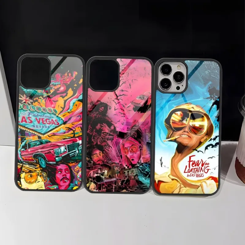 Fear And Loathing In Las Vegas Phone Case PC+TPU For Iphone 13 Pro Max 14 11 12 Mini 6 8 7 Plus X Xs XR Luxury Design Back Cover