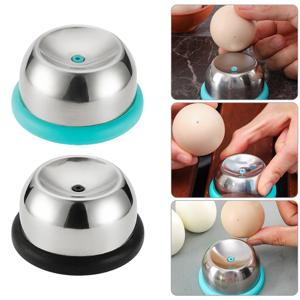 

Egg Piercer Stainless Steel Durable Egg Puncher Pricker with Needle Hole Seperater for Hard Boiled Egg Kitchen Gadgets Tools