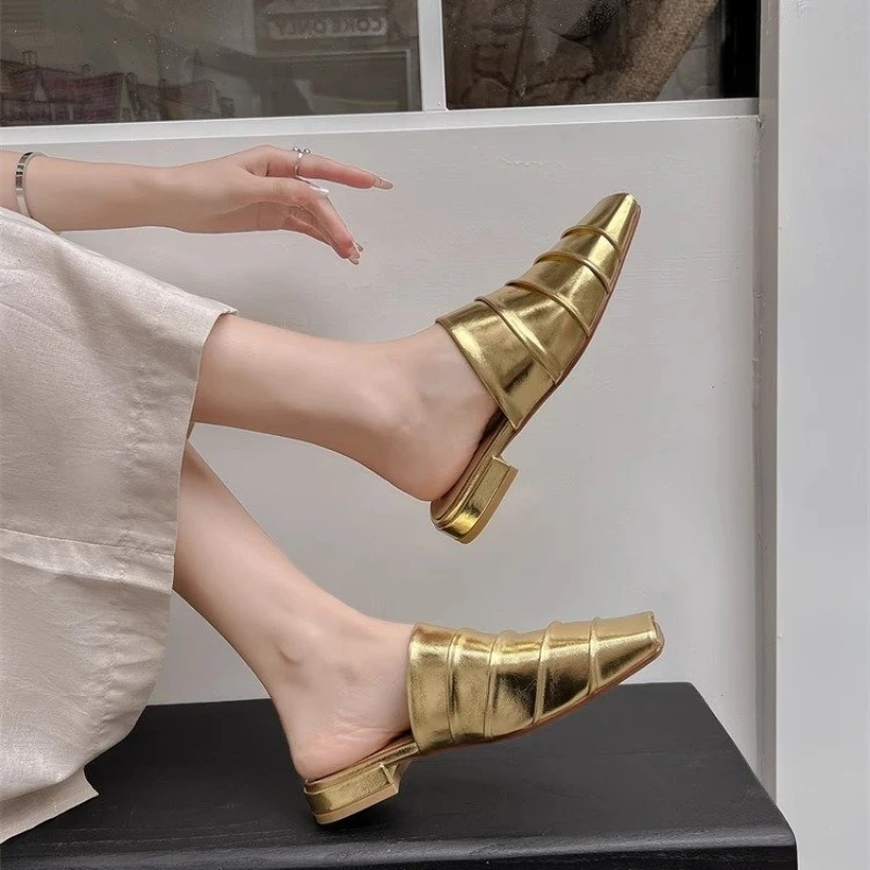 Designer Women Sandals 2025 New Summer Comfort Shoes Women Home Outdoor Daily Sandals Lightweight  Slippers Slides Women