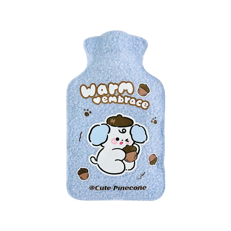 1 PCS, Winter Plush Cartoon Cute Hot Water Bag with Water Filling,  Hand Warmer, Portable, Baby Warmer Hot Water Bottles