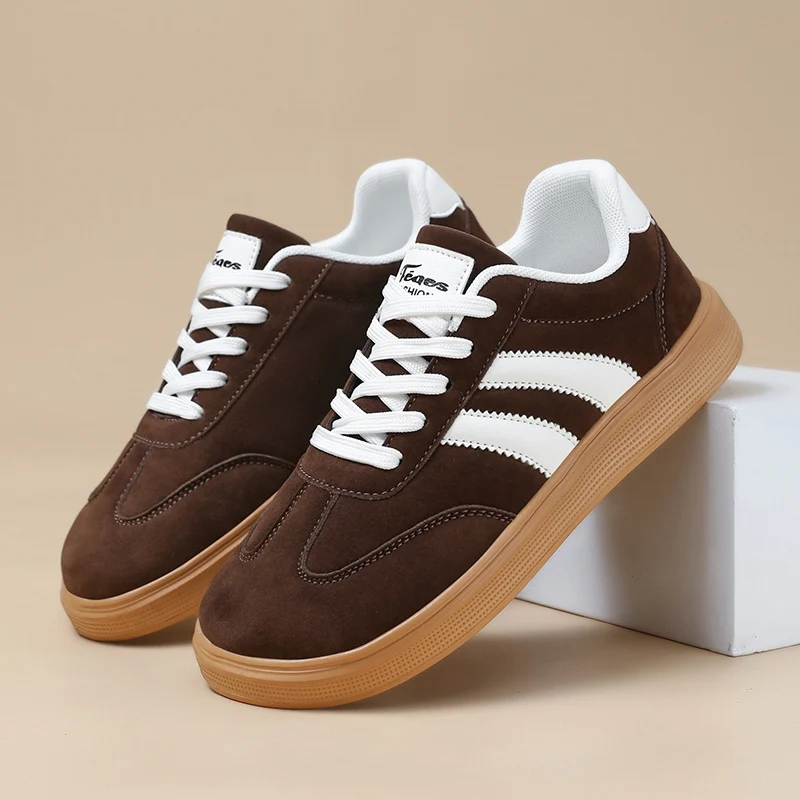 Moipheng Women Shoes Versatile Lightweight Breathable Casual Sports Board Shoes Ladies Soft Soled Anti Slip Platform Sneakers_voghion.com