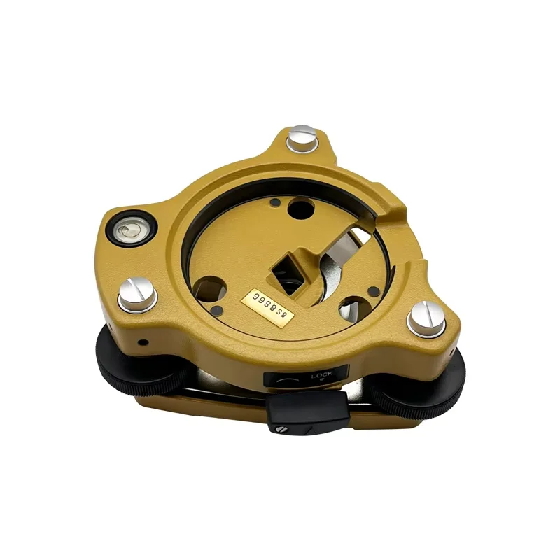 New Yellow Tribrach Without Optical Plummet Compatible for Topcon Total Stations