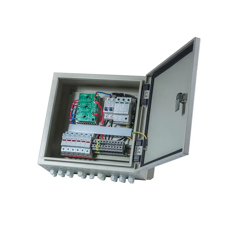 CNCSGK Intelligent Combiner Box IP65 Waterproof Stainless Steel 8 in 1 Out 8 String Smart DC PV Array with Monitoring Module