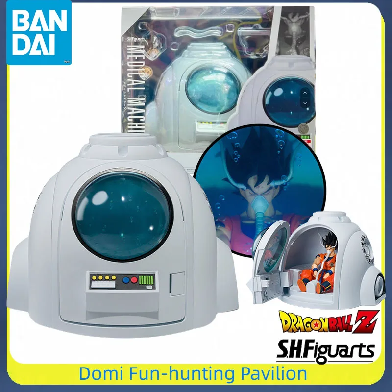 

Bandai Original SHF Dragon Ball Z Anime Figure Son Gokuu MEDICAL MACHINE Movable Model Collectible Toys Gift for Kids Ornaments