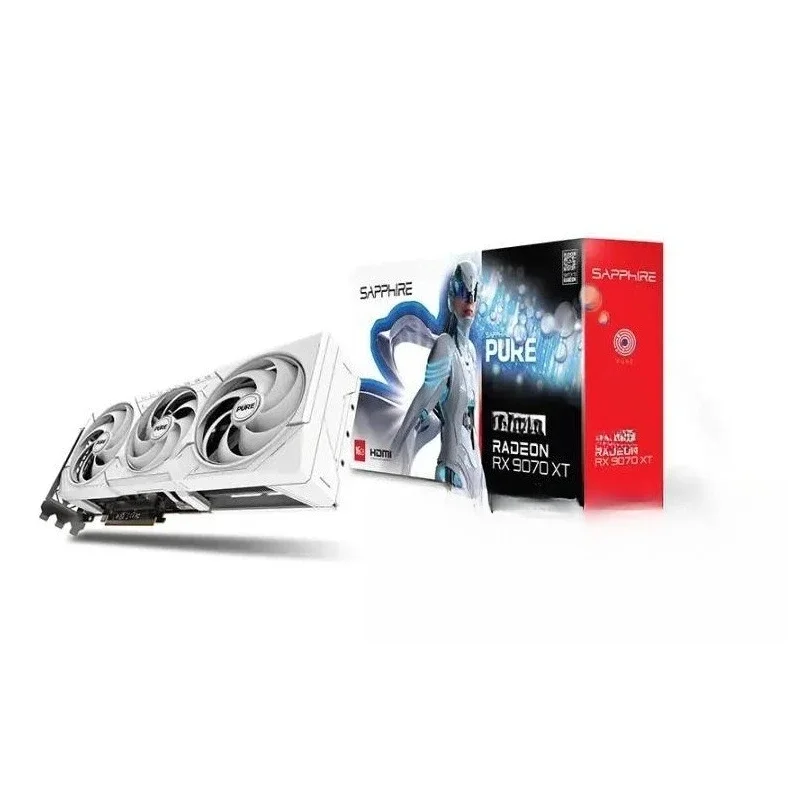 

RADEON RX 9070 XT 16G Polar Desktop Gaming Graphics Card