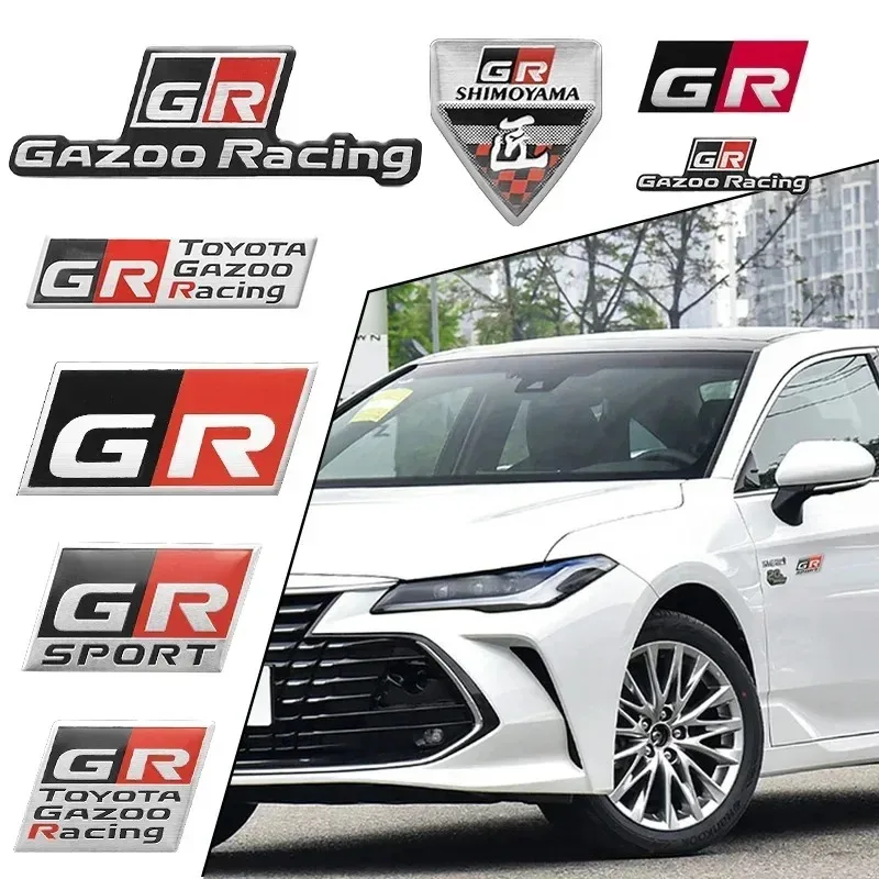 Calcomanías con el logotipo del estilo deportivo GR para coches, adhesivos para la carrocería y el maletero, para Toyota Corolla