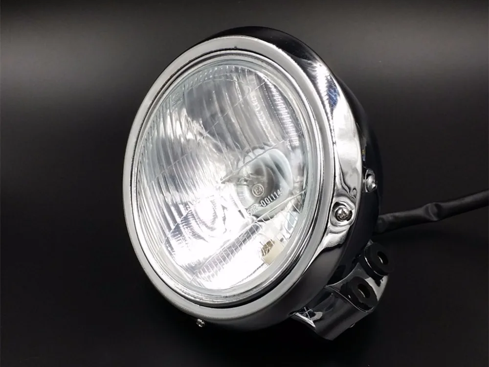 Chrome Headlight Head Lamp for Honda REBEL MAGNA CA CMX 250 750 STEED 400 600