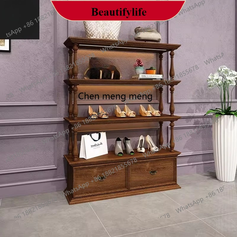 

G153 Retro Display Cabinet Medieval Display Jewelry Counter Jewelry Wall High Cabinet
