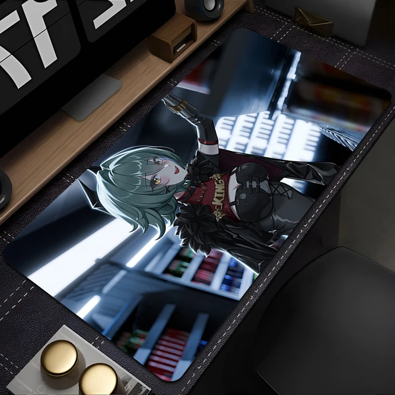Alas Mouse Besar Zona Zenless Nol Caesar King Karpet Mouse Keyboard Karet Antiselip Alas Mouse Gamer Coaster PC Alas Mouse Anime
