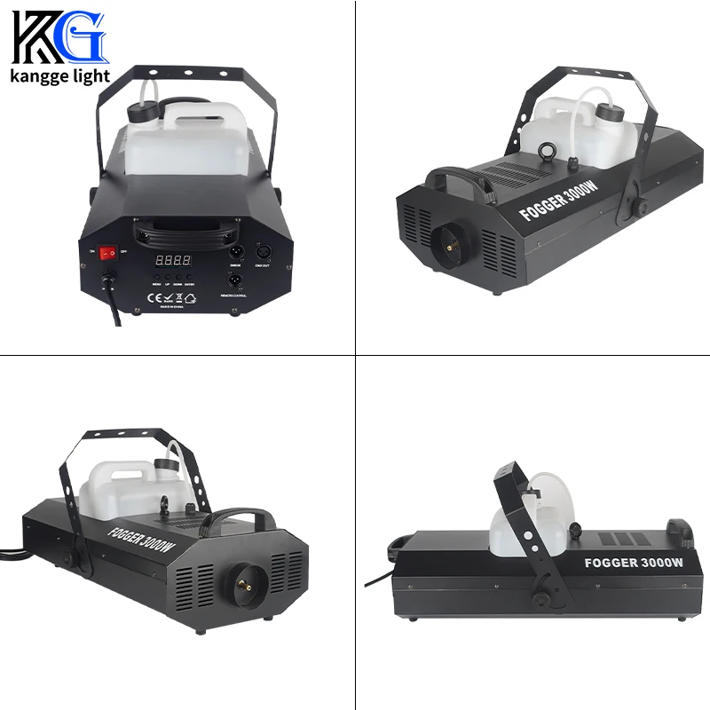 DMX512 3000W Stage Smoke Machine Bar Professional Smoke Machine Equipment Show Remote Control Fog Machine for Night Club Wedding