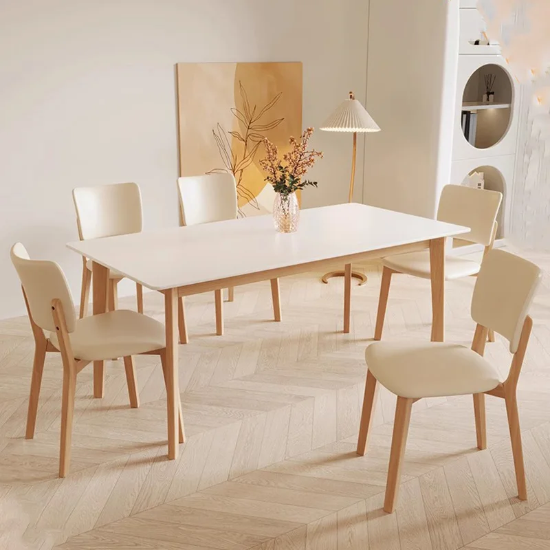 ii-Designer Mobile Dining Table Kitchen Restaurant Study Modern Gaming Luxury Dining Table Living Room  Commercial Furniture