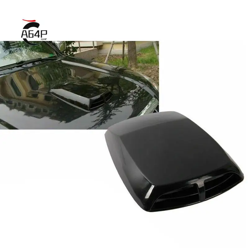 

A64P-Universal Car Truck Hood Air Flow Intake Hood Scoop Vent Hood Cover Car Decorative
